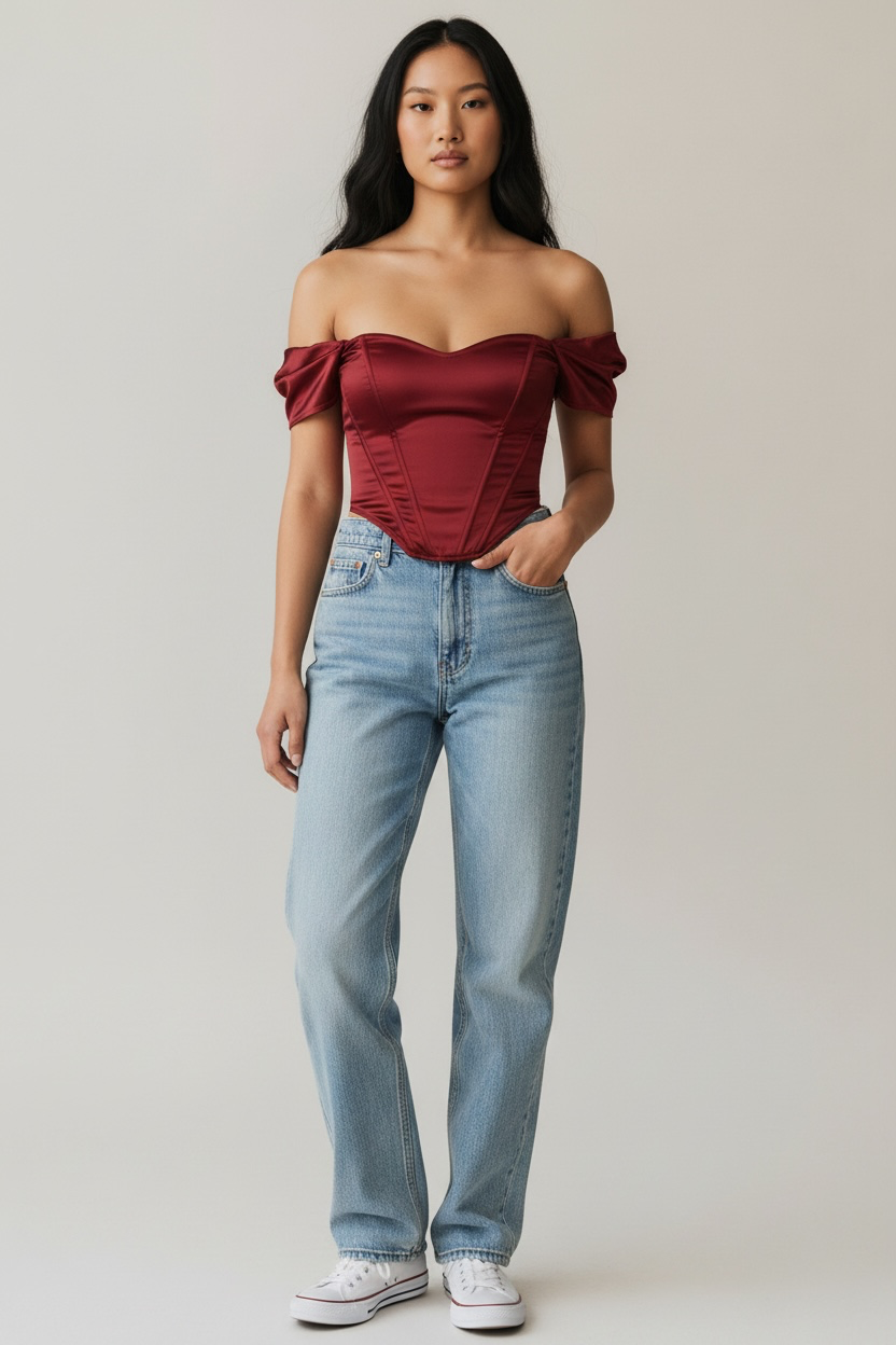 Celeste Satintop