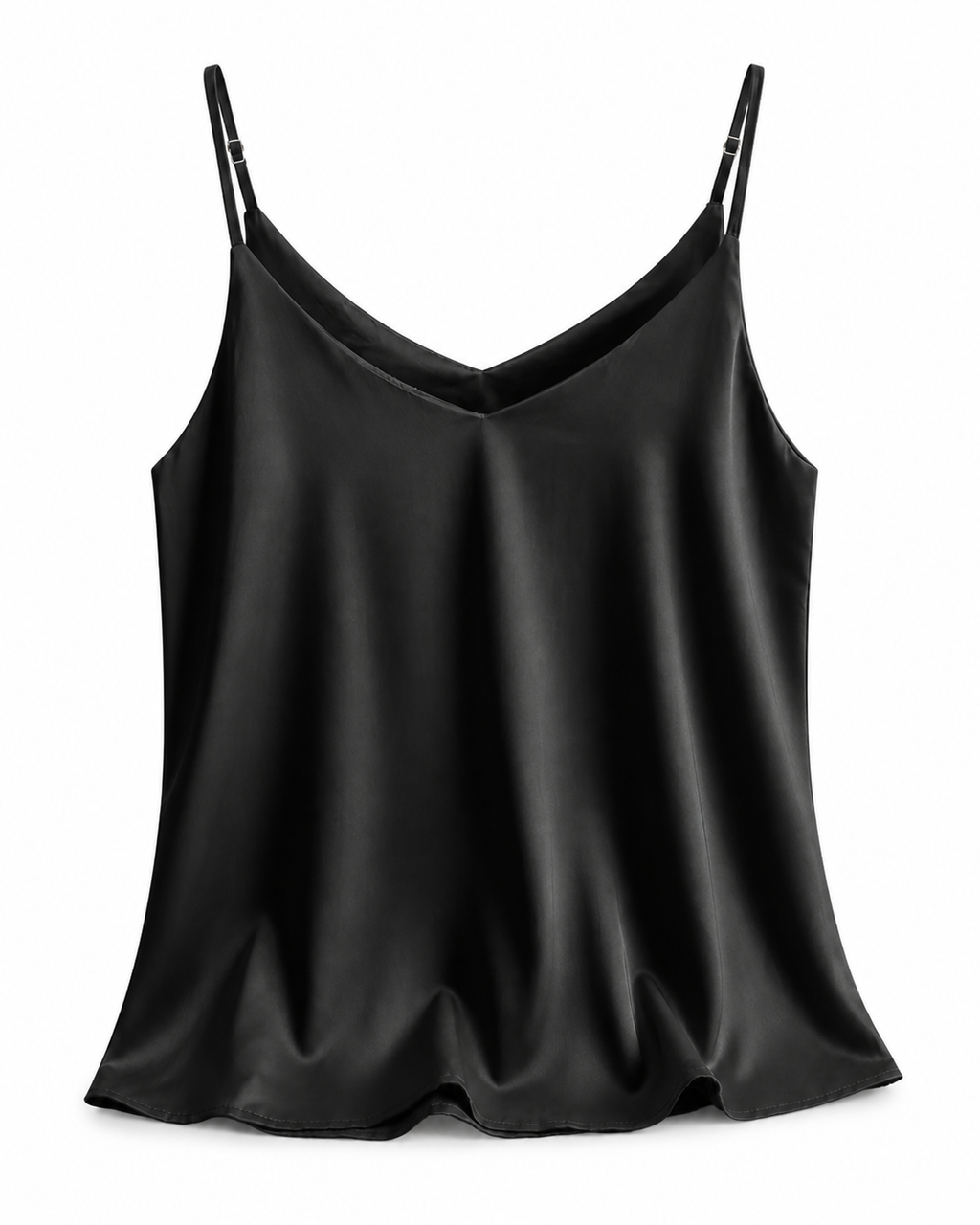 Violetta Camisole in Schwarz auf Weiß